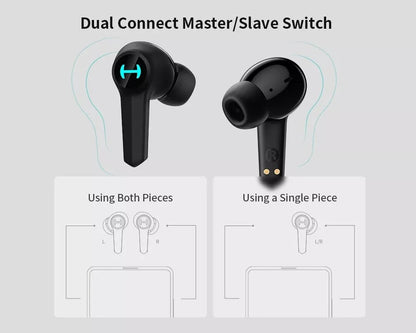 Edifier GT4 TWS Gaming Earbuds, Bluetooth V5.2, 45ms Low Latency