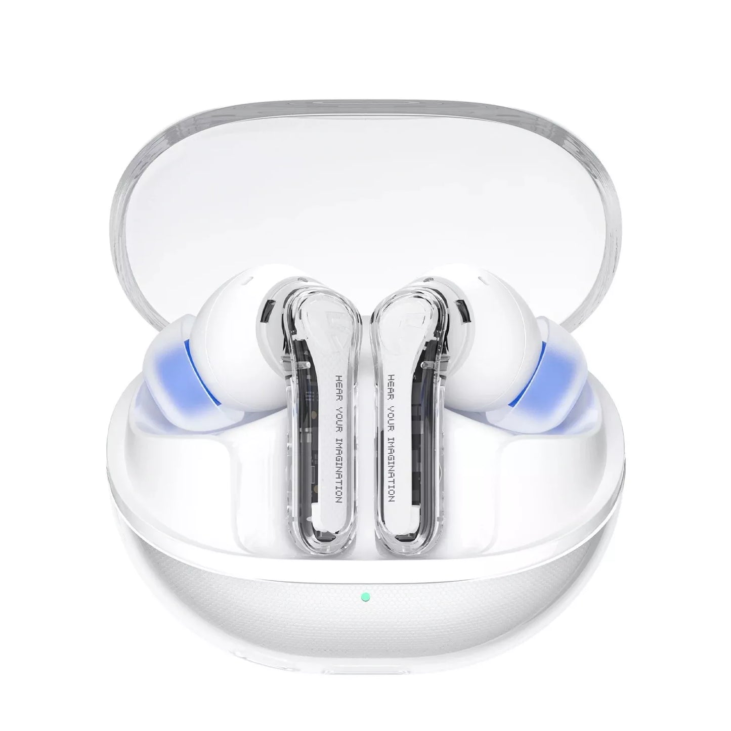 SoundPEATS Clear Wireless Earbuds, Bluetooth V5.3, 12mm Drivers, 2 Mics, ENC, IPX4