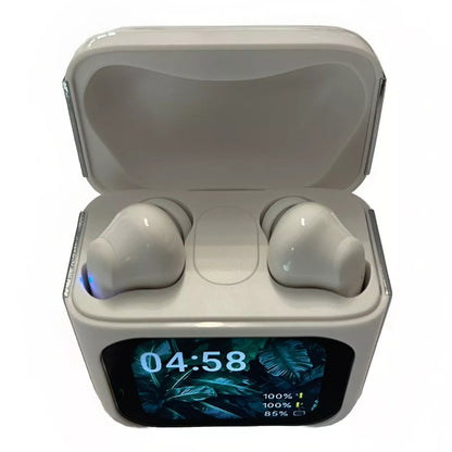 TWS V5.3 Wireless Earbuds with 13mm Drivers, LED, ANC+ENC, IPX4