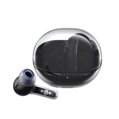 SoundPEATS Clear Wireless Earbuds, Bluetooth V5.3, 12mm Drivers, 2 Mics, ENC, IPX4