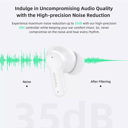 SMART Translation Earphone with Instant Translation, Supports 144 Languages