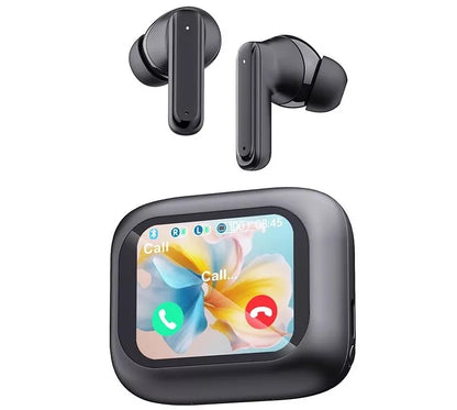 TWS Wireless Earbuds 250h, LCD Touch, ANC+ENC Noise Cancelling, V5.3